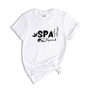 Spa Squad T-shirt, Spa Girls Shirt, Work Hard Spa Harder Apparel, Spa Technician Tee, Massage Therapist Gift