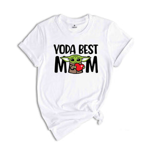 Yoda Best Mom Shirt, Star Wars Yoda Mothers day Gift, Cute Baby Yoda Tee, Star Wars Fans Shirt, Funny Disney T-Shirt