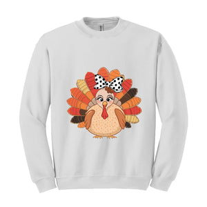 Thanksgiving Turkey Sweatshirt, Turkey Shirt, Family Sweatshirt, Thanksgiving Shirt, Fall Sweatshirt, Women Thanksgiving Sweater