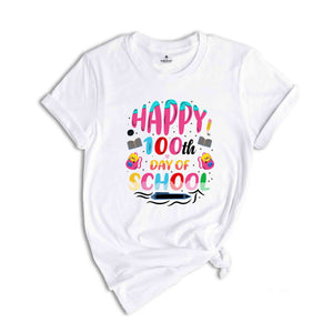 Happy 100th Day Of School Shirt, School Appreciation, Teacher Shirt, 100th Day Of School Gift, School Shirt, Back To School Shirt