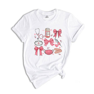 Cute Dentist T-Shirt, Dentist Pink Bow Coquette Shirt, Dental Life, Dental Gifts, Dental Hygiene Tee, Gifts for Dentists