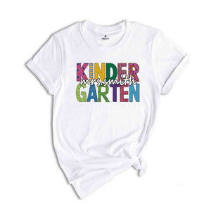 Custom Kindergarten Shirt, Kindergarten Teacher Shirt, Cute Kindergarten Crew Shirt, Teacher Shirt, Retro Teacher Shirt