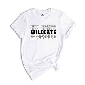 Team Mascot Shirt, Wildcats Team Shirt, Wildcats Football Shirt, Wildcats Fan Shirt, Wildcats School Shirt, Wildcats School Spirit