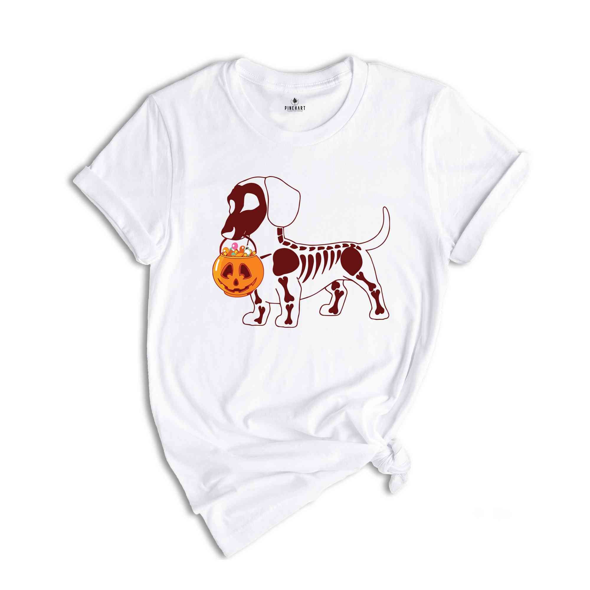 Skeleton Dog Shirt, Halloween Puppy Shirt, Ghost Halloween Shirt, Halloween Shirt, Dog Shirt, Ghost Shirt, Funny Halloween Tee, Fall Shirt