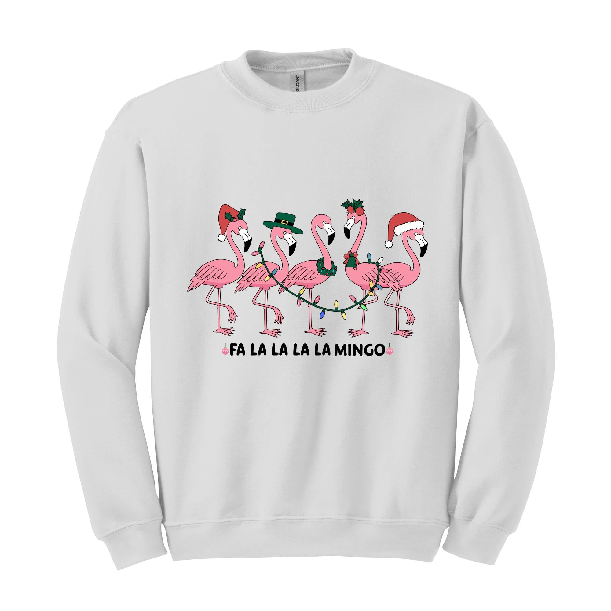 Flamingo Christmas Sweatshirt, Flamingo Hoodie, Cute Flamingo Hoodie, Christmas Gifts, Flamingo Lovers Hoodie, Flamingo Hoodie