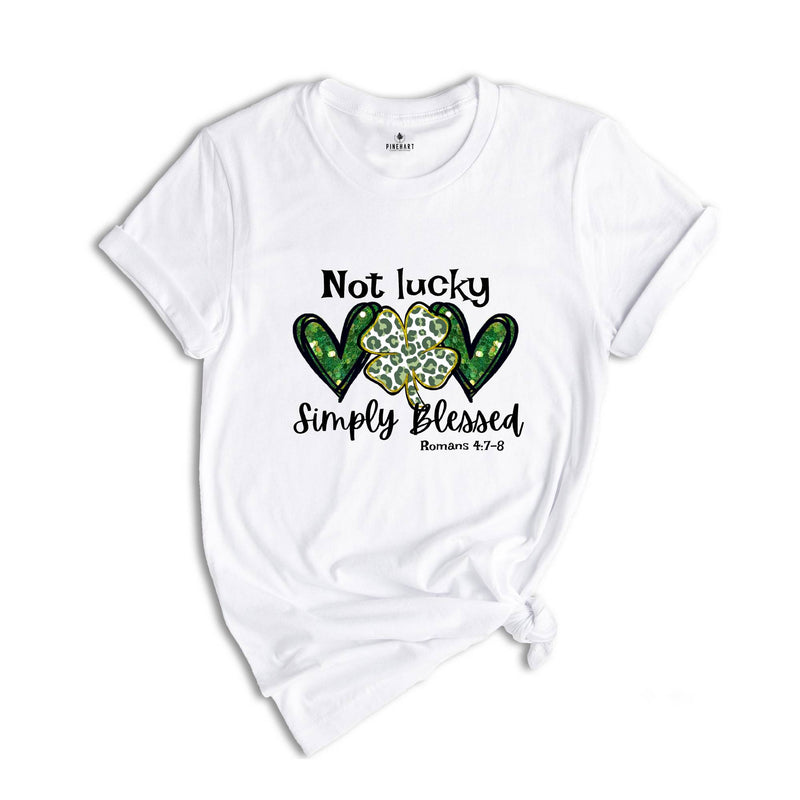 St Patricks Day, St Patricks Day Tee, Blessed Shirt, Shamrock Shirt, Lucky Shirt, Irish Shirt, Christian Shirt, st patrick day shirt