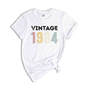 Vintage 40th Birthday Shirt, 40th Birthday Gifts, 1984 Vintage Birthday Tee, Birthday Gifts, Mum Birthday Shirt