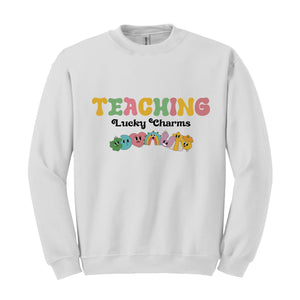 Teaching Lucky Charms Saint Patrick Sweatshirt, Teacher Appreciation Saint Patrick Hoodie, Irish St Patrick Charms Hoodie