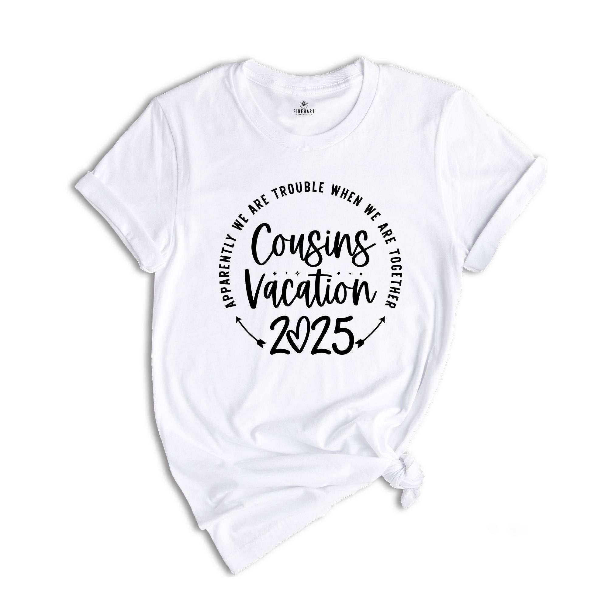 Cousins Vacation Shirt, Warning 2025 Cousin Trip In Progress, Vacation Tee, Cousin Trip T-Shirt, Matching Cousin Vacation Tee