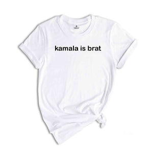 Kamala Brat Shirt, Brat Summer Shirt, Brat baby Tee, Kamala Harris for president 2024, Kamala Harris Merch, Madam President Shirt