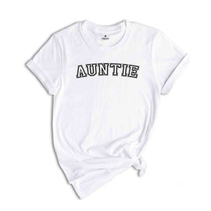 Auntie Shirt, Gift For Auntie To Be Shirt, Pregnancy Announcement Shirt, Family Announcement Shirt, Retro Auntie Shirt