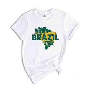 Retro Brazil Shirt, Brazil Travel Shirt, Country Travel Shirt, Shirt For Traveler, Travel Lover Gift, Travel Tee, Trip Shirt