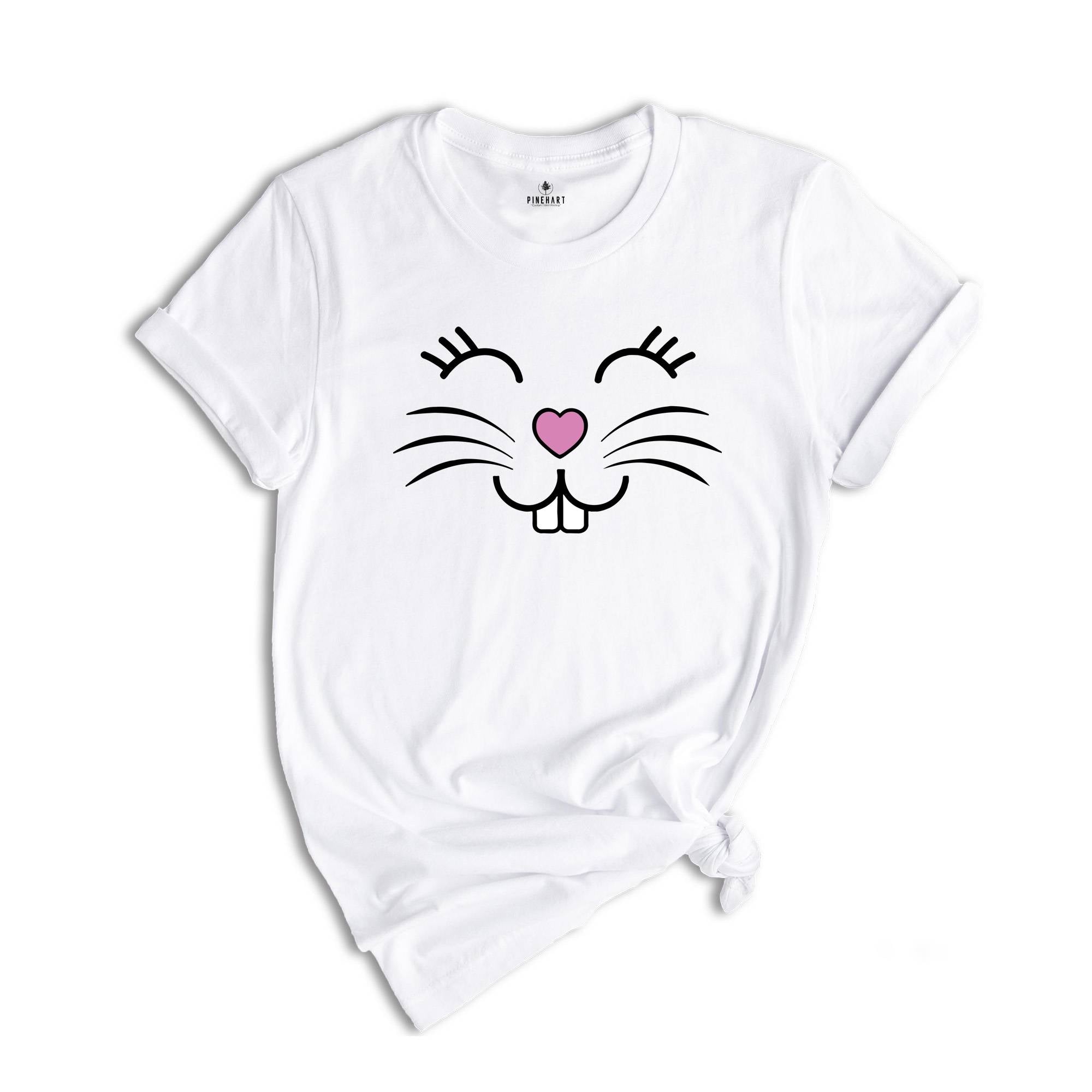 Bunny Face Shirt, Easter Bunny Shirt, Easter Shirt, Easter Family Shirt, Easter Matching Gift Shirt, Cute Rabbit Shirt