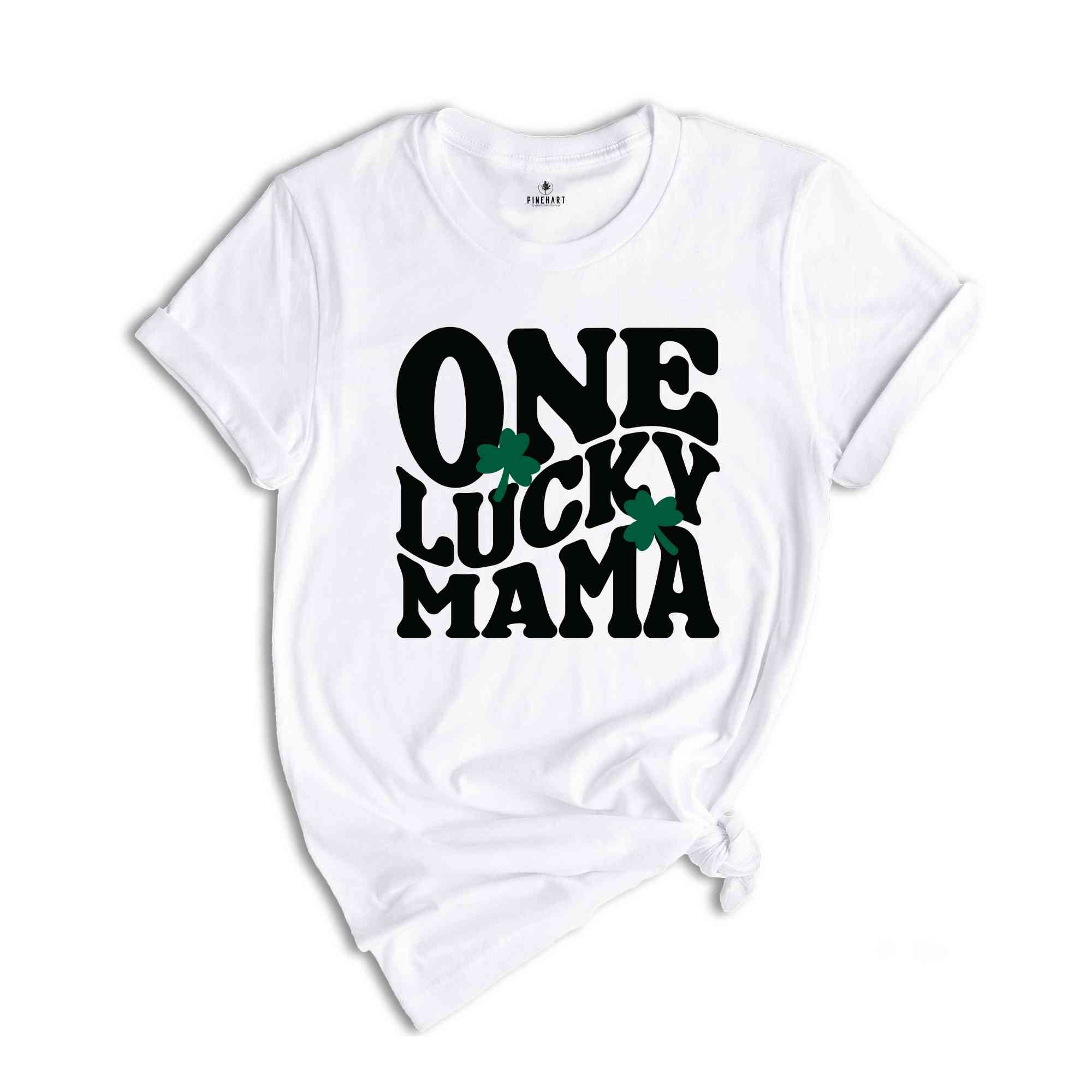 One Lucky Mama Shirt, St Patrick's Day Mama Shirt, Lucky Mom Shirt, Mom Irish Shirt, Mama Clover Shirt, Mom Shamrock Shirt