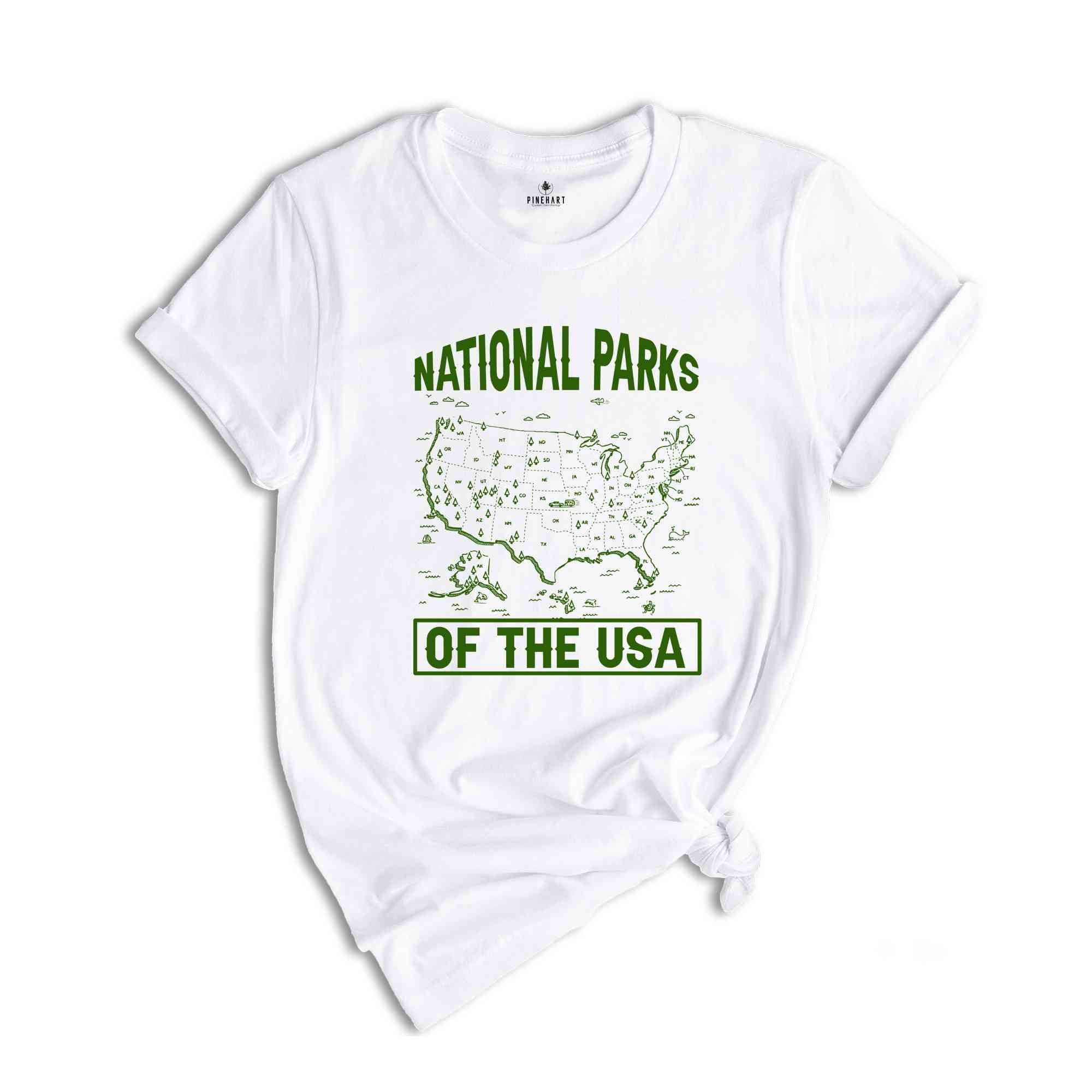 National Parks Of The USA Shirt, National Parks Shirt, National Park Vintage Shirt, USA National Parks Shirt, Save National Parks Shirt