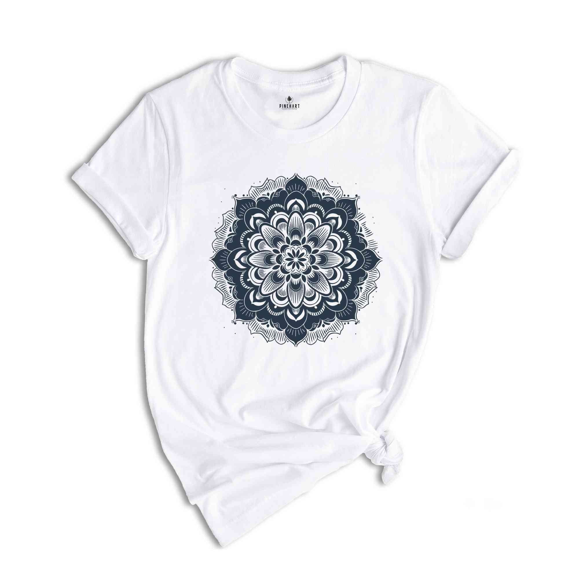 Vintage Mandala Shirt, Mandala lover Shirt, Yoga Lover gift, spiritual shirt for women, Hippie Shirt, Mom Shirt