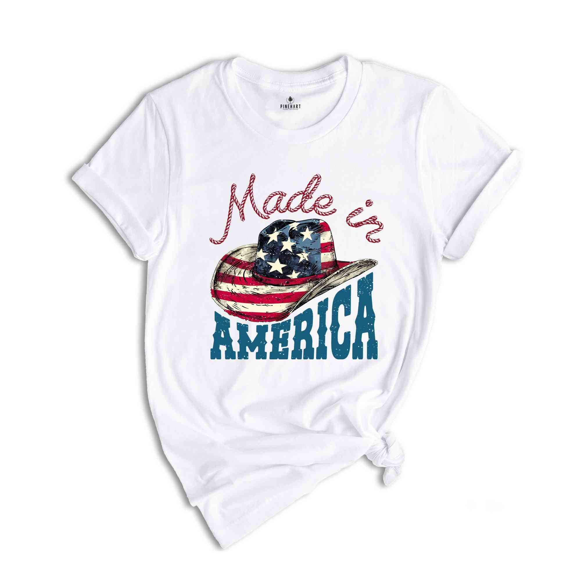 Retro Made In America Shirt, Fourth Of July Shirt, America Shirt, USA Shirt, American Flag Shirt, Patriotic Shirt, Independence Day Shirt