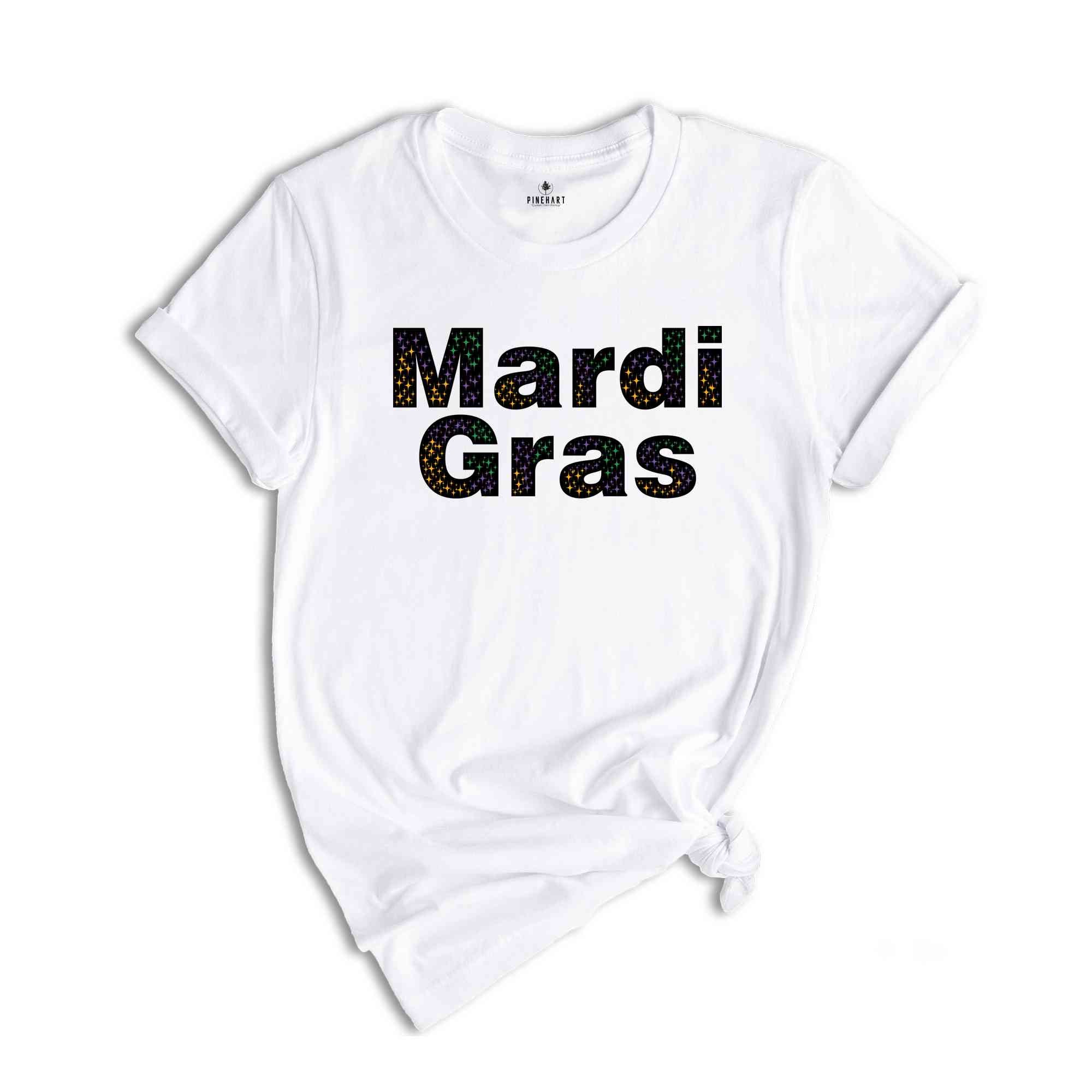 Sparkle Mardi Gras Shirt, Mardi Gras Carnival Tee, Mardi Gras Gift, Fat Tuesday T-Shirt, Fleur De Lis Tee, Mardi Gras Party Shirt