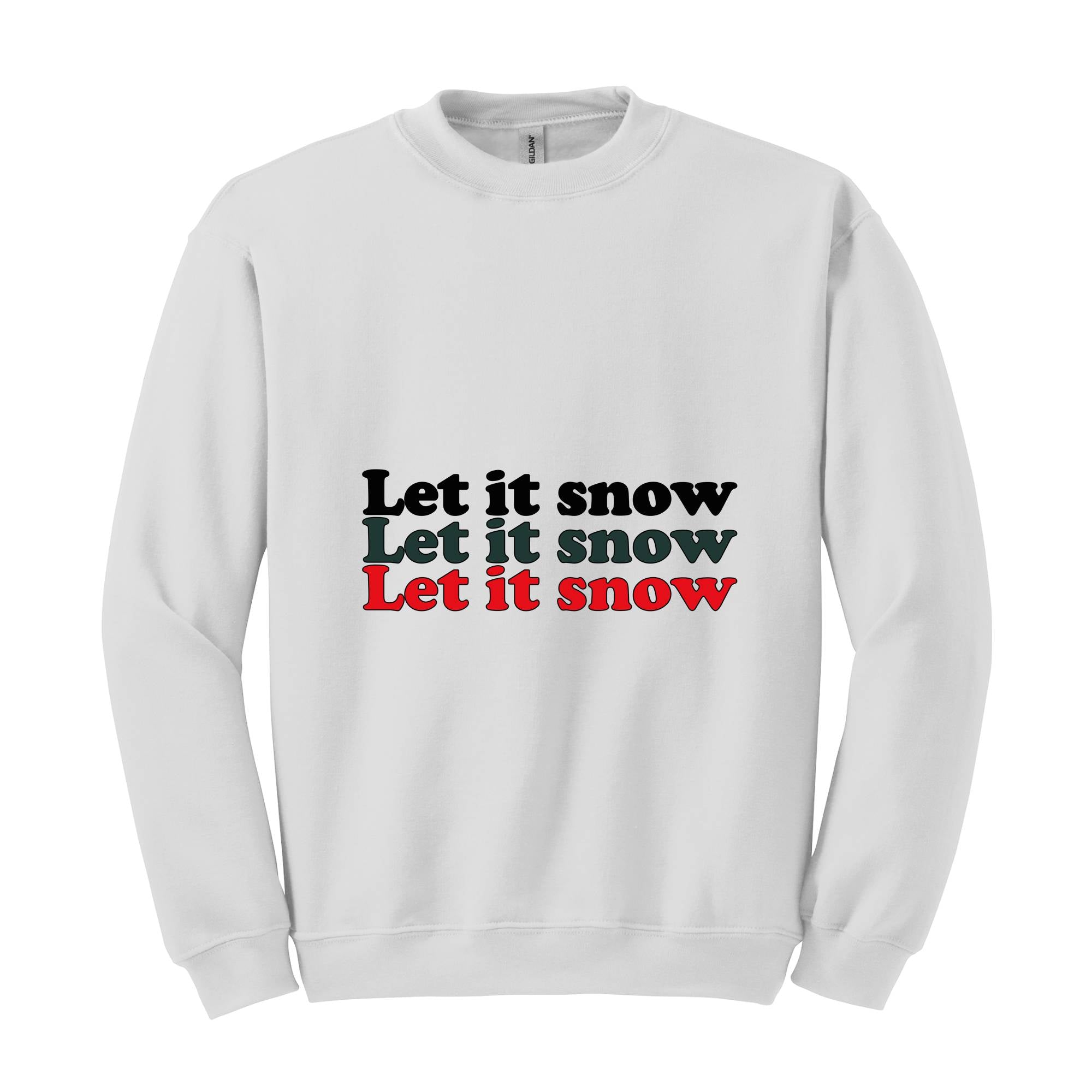 Let It Snow Sweatshirt, Winter Sweatshirt, Holiday Sweatshirt, Winter Hoodie, Let It Snow Gift, Christmas Sweatshirt, Winter Lover Gift