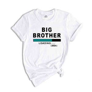 Big Brother Loading 2024 Toddler Shirt, Big Brother T-Shirt, Big Bro Shirt, Big Brother Gift Tee, Baby Announcement, New Family Member Tee