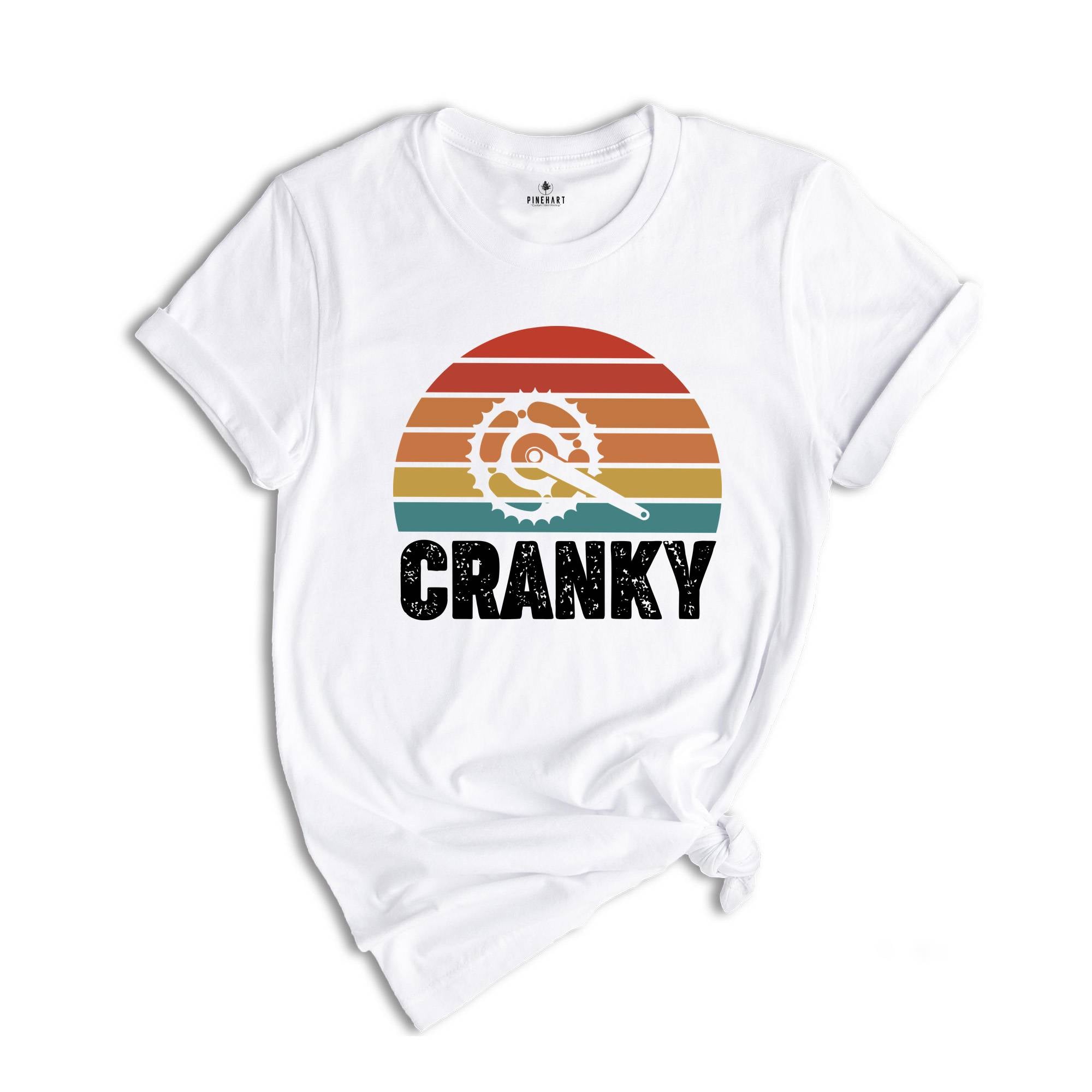 Cranky Shirt, Funny Biker Shirt, Biking Shirt, Retro Biker Tee, Gift for Biker, Humorous Cycling Tee, Outdoor Biking Tee, Funny Bicycle Tee