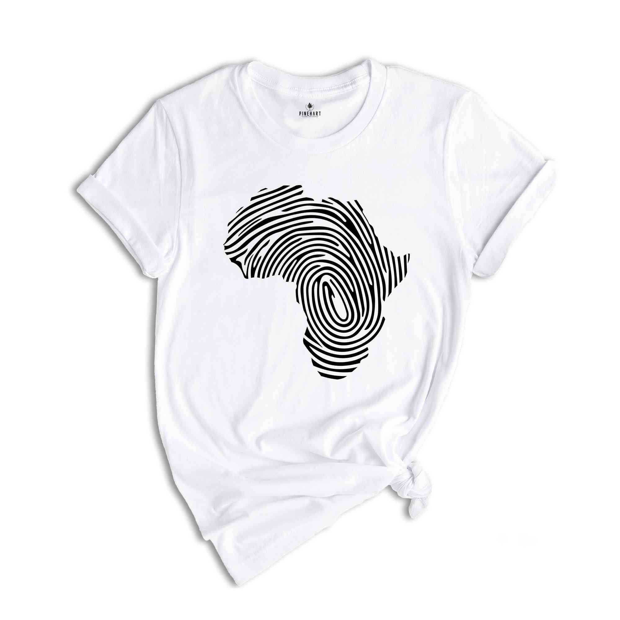 Black Lives Matter Shirt, African Fingerprint Shirt, Mama Africa Shirt, Mother Africa Shirt, Black Women Tee, Black History Shirt, BLM Shirt