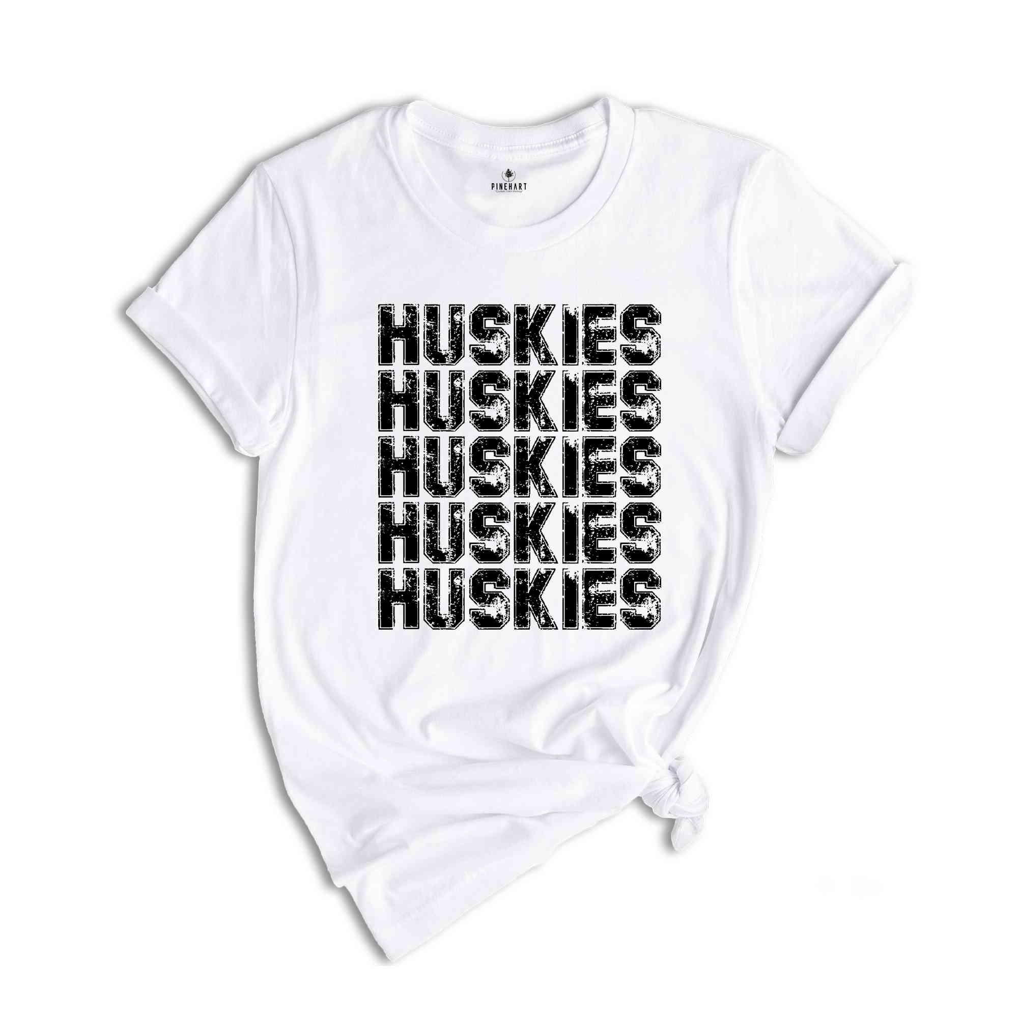 Team Mascot Shirt, Huskies Mascot Shirt, Huskies Fan Shirt, Huskies School Shirt, School Spirit Shirt, Huskies Team Shirt, Football Tee