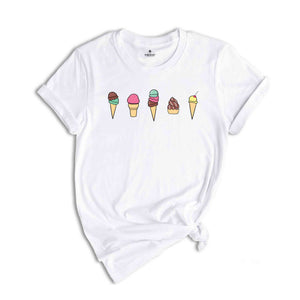 Ice Cream Cones Shirt, Ice Cream Shirt, Cute Ice Cream Shirt, Dessert Shirt, Summer Shirt, Ice Cream Party Shirt, Cones Shirt