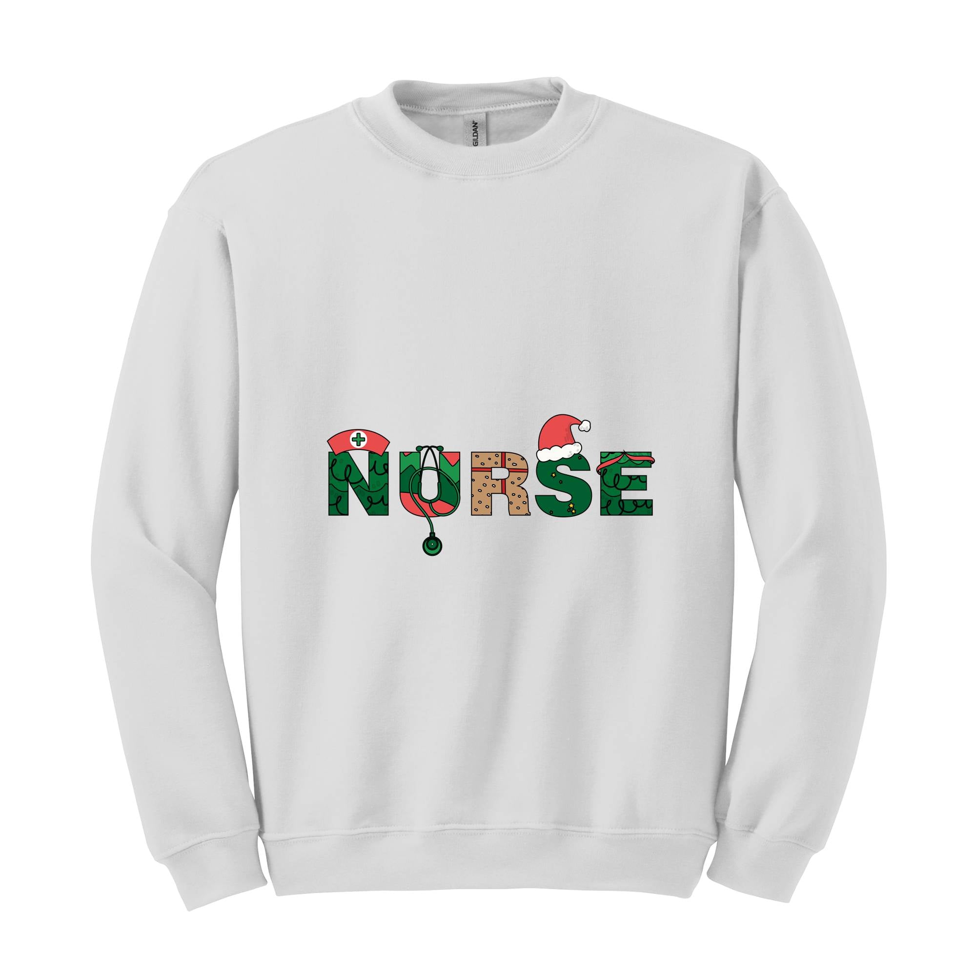 Nurse Christmas Sweatshirt, Nursing Sweatshirt, Nurse Xmas Sweatshirt, Nursing Student Gift, Nurse Gift Ideas, Holiday Nurse Gift