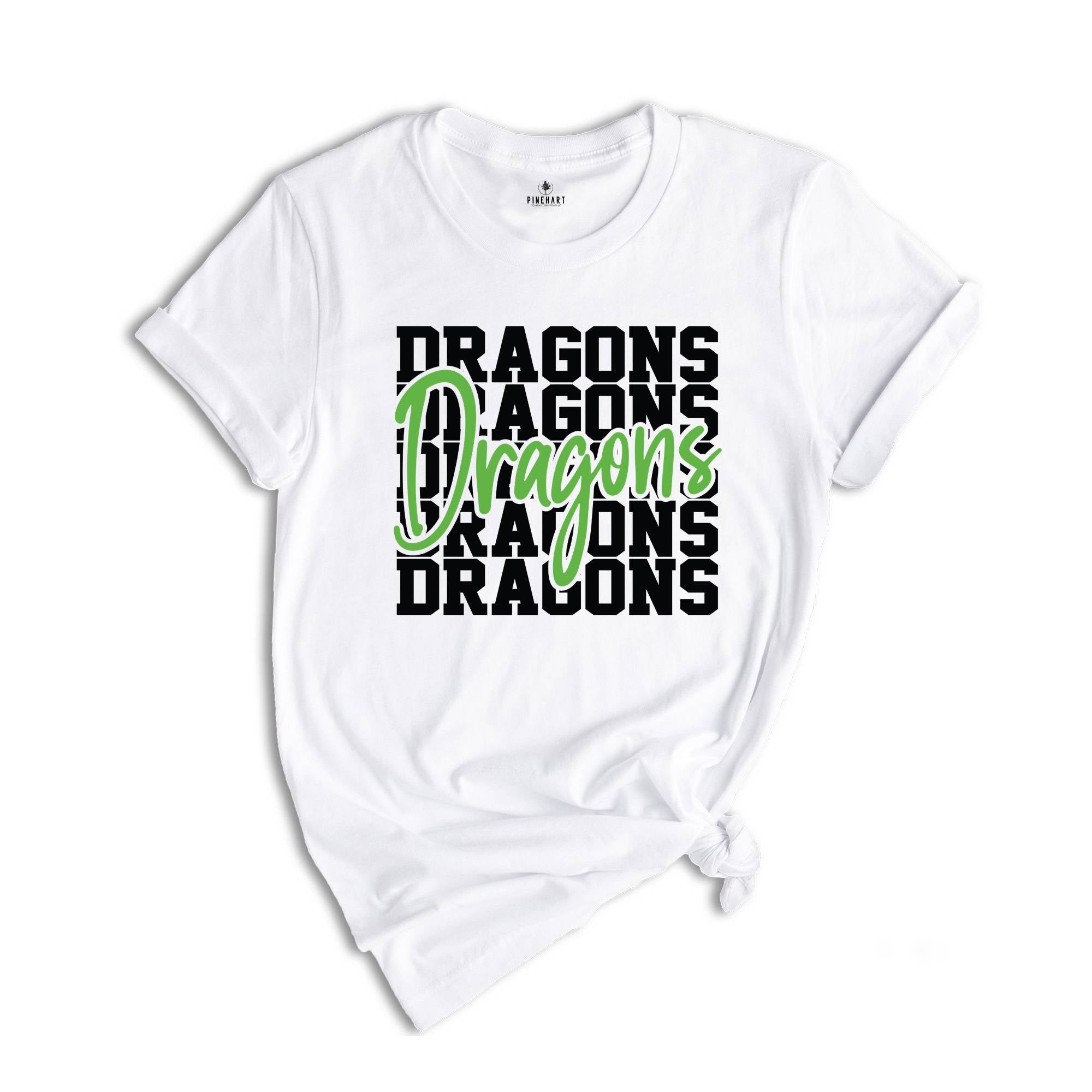 Team Mascot Shirt, Dragons Team Shirt, Dragons Team Spirit Shirt, Dragons Fan Shirt, Dragons School Shirt, Dragons School Spirit