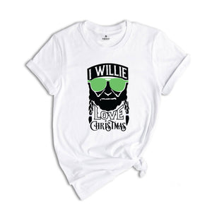 I Willie Love Christmas Shirt, Willie Shirt, Inspired Shirt, Love Christmas Shirt, Western Christmas Shirt, Country Shirt, Willie Christmas