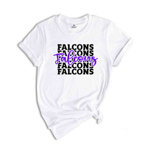 Team Mascot Shirt, Falcons Team Shirt, Falcons Team Spirit Shirt, Falcons Fan Shirt, Falcons School Shirt, Falcons School Spirit