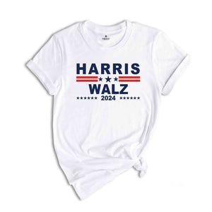 Harris Walz 2024 T-Shirt, Democrat Shirt, Madam Vice President Tee, USA Elections Gifts, Kamala 2024 Shirt