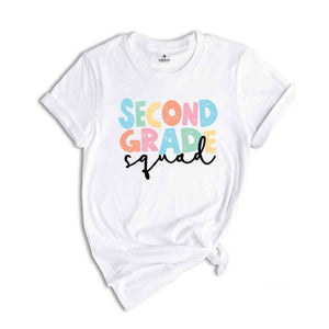 Second Grade Squad T-Shirt, 2nd Grade Teacher Shirt, Back To School Shirt, Teacher Appreciation Gift, School Shirt