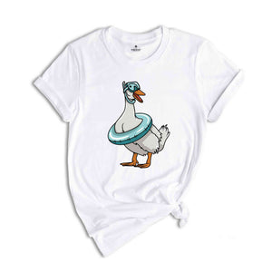 Swimming Duck Shirt, Cute Duck Shirt, Animal Lover Shirt, Duck Lover Shirt, Nature Lover Gift, Cute Animal Shirt, Duck Shirt, Goose Shirt