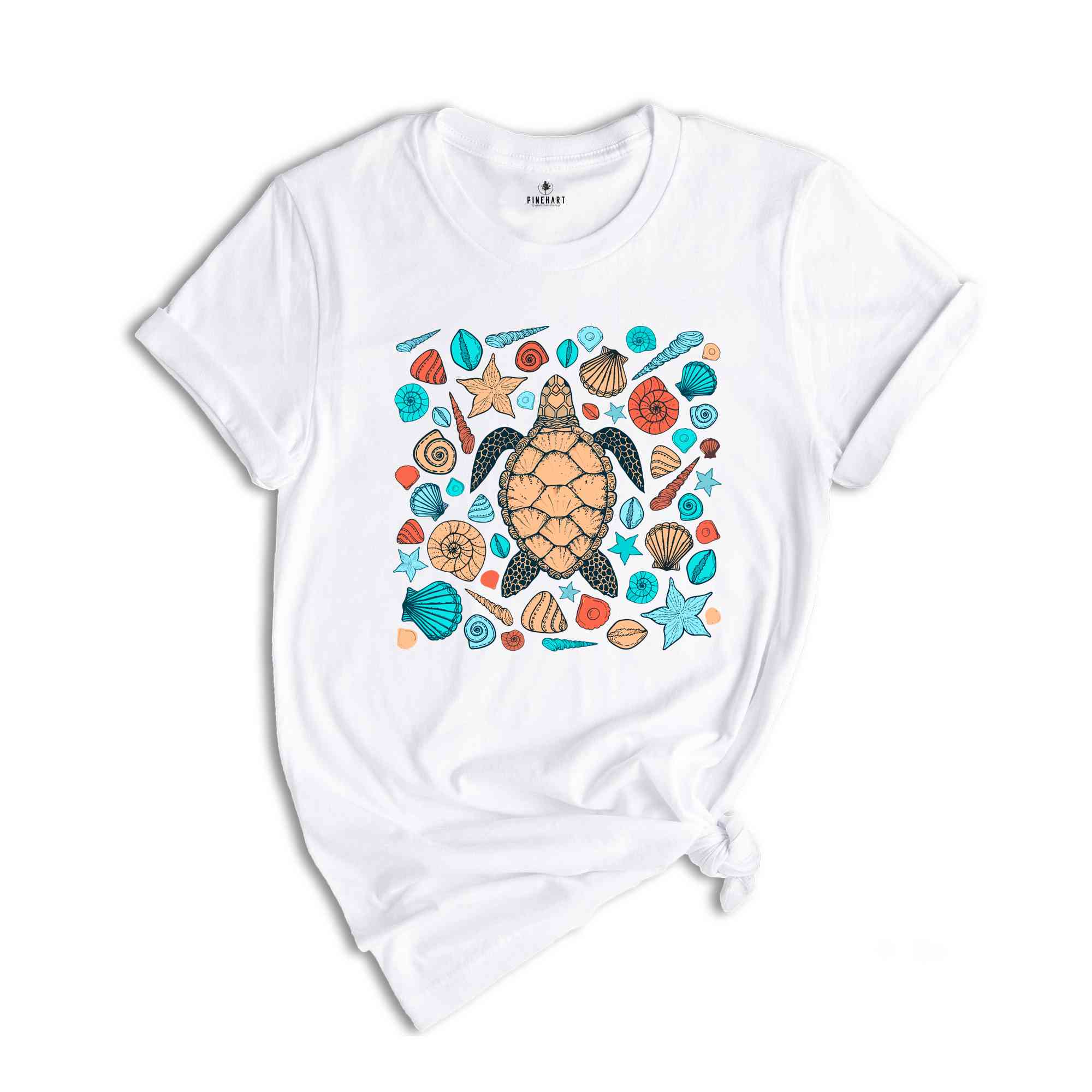 Turtle Shirt, Retro Sea Turtle, Beach Lover Shirt, Colorful Turtle Shirt, Save the Sea Turtles Shirt, Turtle Lover Shirt