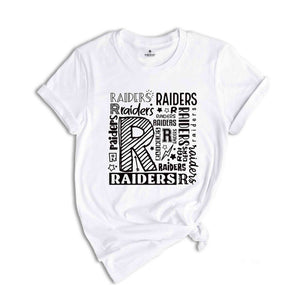 Raiders Shirt, Raiders Football Shirt, Raiders Baseball Shirt, Raiders Team Shirt, Raiders Cheer Shirt, Raiders Mascot Shirt