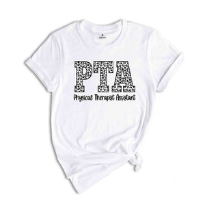 Physical Therapist Assistant Tee, Therapist Student Shirt, Pocket PTA Shirt, Physiotherapy Shirt, Physical Therapist Tee