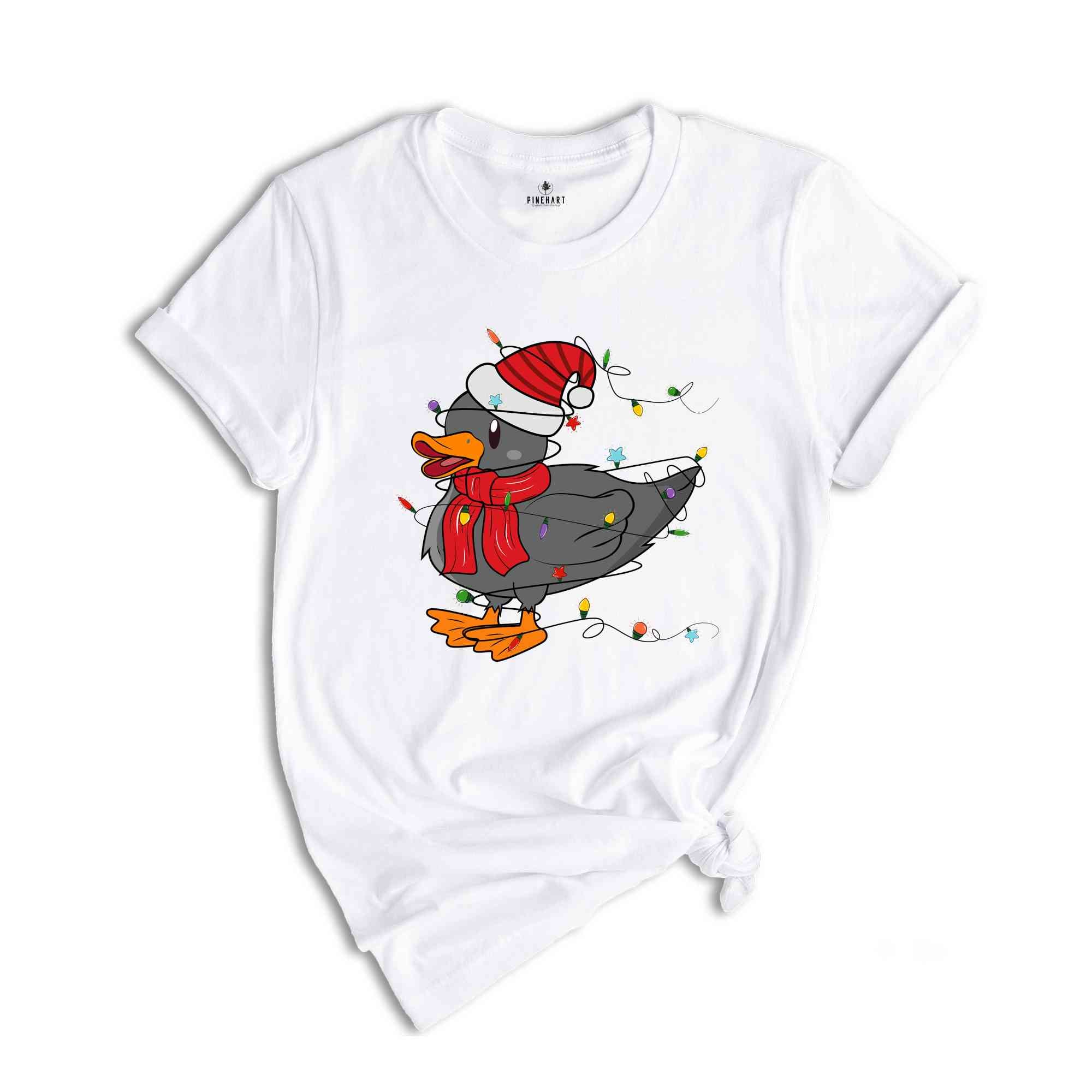 Christmas Duck Shirt, Funny Christmas Shirt, Cute Duck Shirt, Duck Shirt, Christmas Party Tee, Christmas Gift, Happy Christmas Shirt