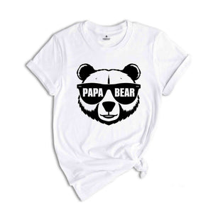 Papa Bear Sunglass Shirt, Papa Bear Shirt, Dad Shirt, Father's Day Shirt, Husband Gift, Dad's Matching Shirt, Father's Day Gift