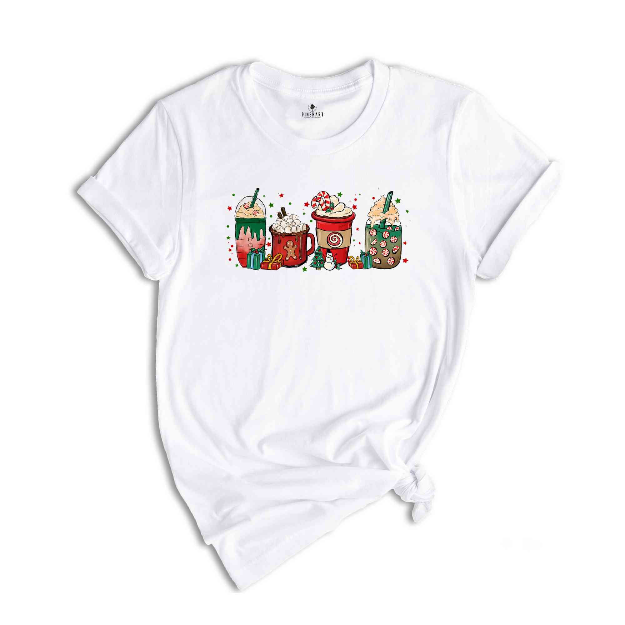 Christmas Coffee Mugs Shirt, Christmas Coffee Shirt, Christmas Tree Shirt, Santa Shirt, Christmas Crewneck, Holiday Shirt