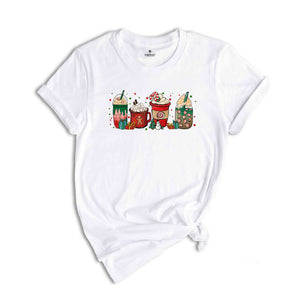 Christmas Coffee Mugs Shirt, Christmas Coffee Shirt, Christmas Tree Shirt, Santa Shirt, Christmas Crewneck, Holiday Shirt