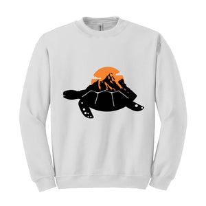 Cute Turtle Sweatshirt, Tortoise Lover Tee, Animal Lover Gift, Beach Outfit,Funny Animal Tees