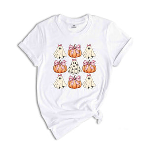 Halloween Ghost Pumpkin Shirt, Cute Halloween Shirt, Halloween Gift, Pumpkin Spice Shirt, Pumpkin Shirt, Ghost Shirt, Halloween Ghost