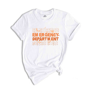 Emergency Department Halloween Shirt, ER Nurse Shirt, Emergency Medicine Shirt, Halloween Nurse Shirt, Medical Halloween Shirt