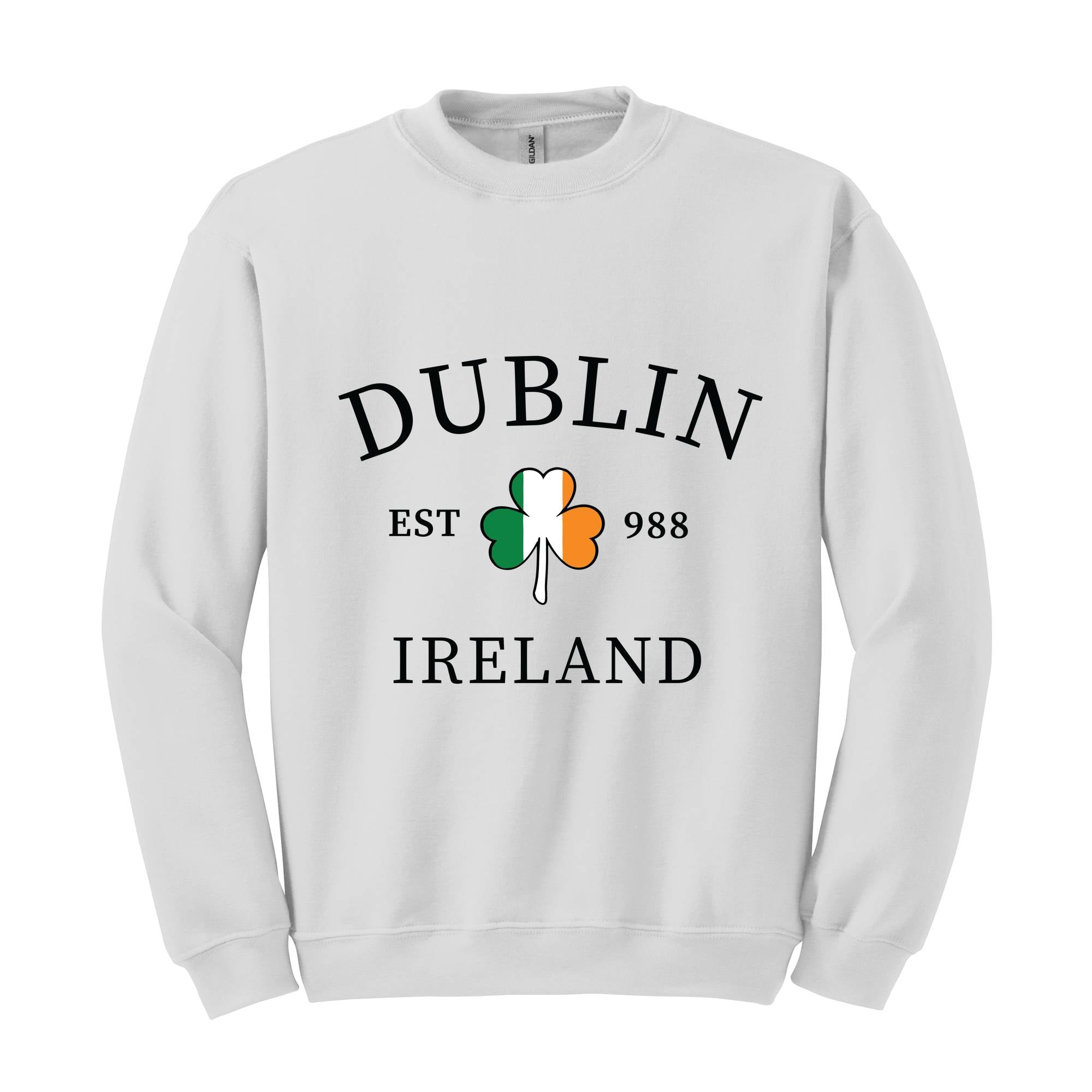 Custom Ireland Cities Sweatshirt, Irish Sweatshirt, Personalized Irish Hoodie, St. Patrick's Sweatshirt, Irish Pride