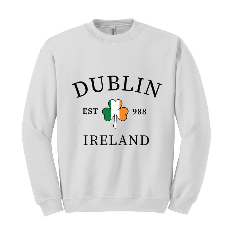 Custom Ireland Cities Sweatshirt, Irish Sweatshirt, Personalized Irish Hoodie, St. Patrick's Sweatshirt, Irish Pride