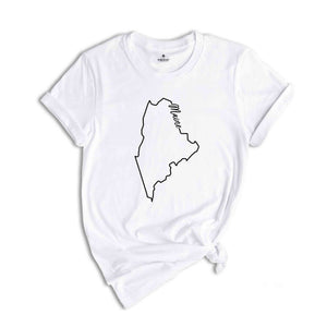 Maine State Shirt, The USA State Shirt, Maine USA Shirt, Maine Map Outline Shirt, US Outline Shirt, United States Shirt