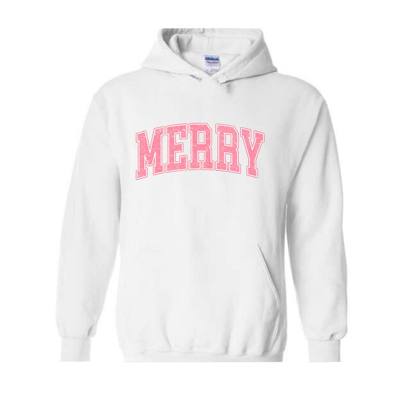 Merry Sweatshirt, Christmas Sweatshirt, Holiday Sweater, New Year Shirt, Christmas Party Outfit, Christmas Crewneck, Women Christmas Gift