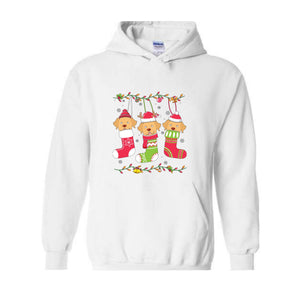 Christmas Golden Retriever Hoodie, Christmas Pajama, Dog Hoodie, Happy Christmas Dog, Cute Dog Hoodie